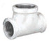 1-1/4" x 1-1/4" x 1-1/2" GALVANIZED TEE