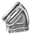 4045F OVAL DBL WALL FLAT 45 ELL