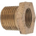 1/2" x 3/8" BRASS HEX BUSHING