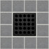 EBBE E4411- MATTE BLACK SHOWER DRAIN