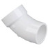 6" PVC/DWV 45-DEGREE STREET ELBOW
