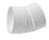 4" PVC/DWV 22-1/2-DEGREE ELBOW