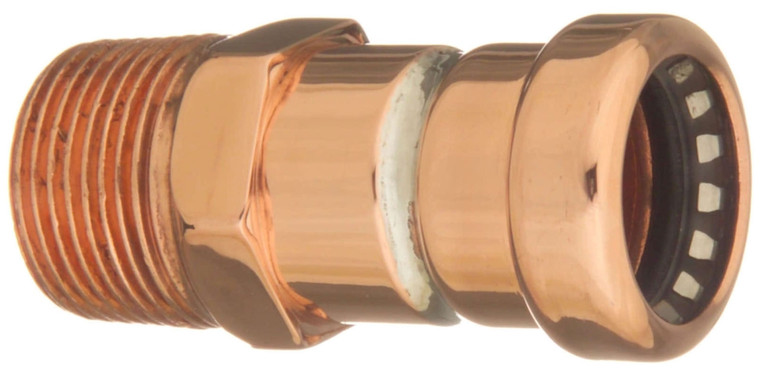 COPPERLOC 1/2" C x M PUSH ADAPTER