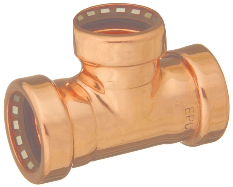 COPPERLOC 3/4" x 1/2" C x C x C PUSH TEE