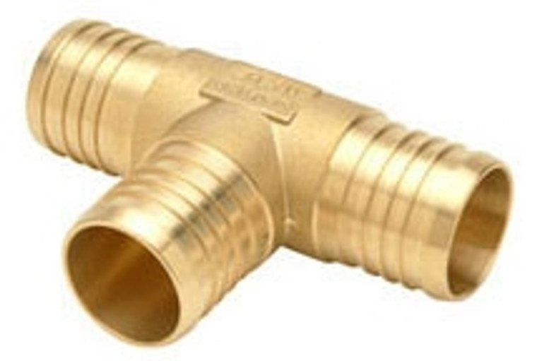 PEX QQT666GX 1-1/4" (CRIMP) XL BRASS TEE