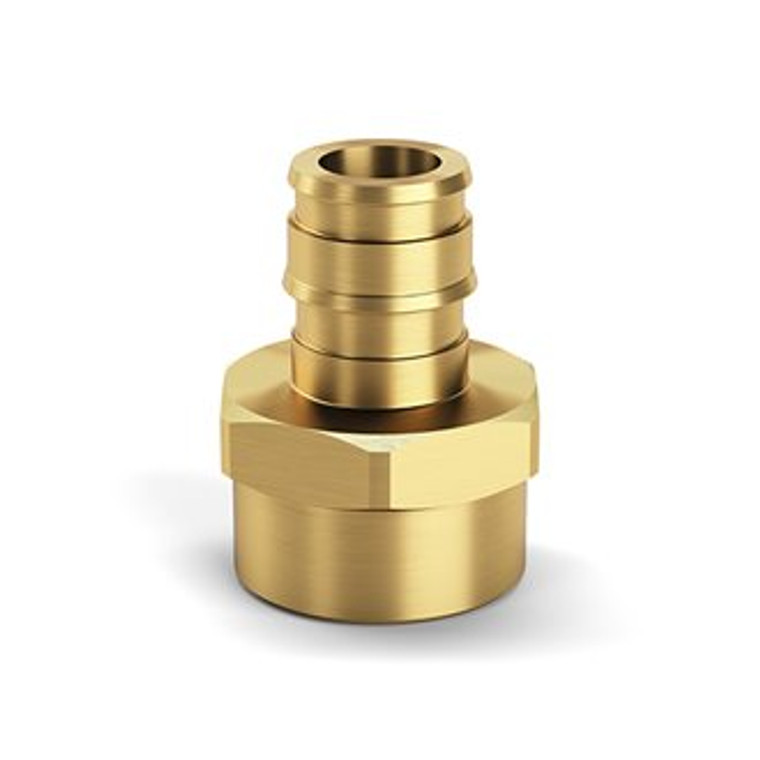 ZURN PEX QEUFC55GX 1" F1960 EXPANSION BRASS FEMALE THREADED ADAPTER