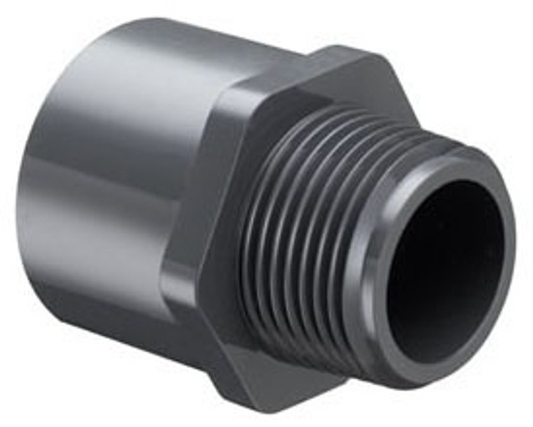 836-005 1/2" PVC SCHEDULE 80 MIP ADAPTER