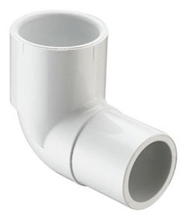 409-010 1" PVC SPIGOT x SLIP 90 ELL