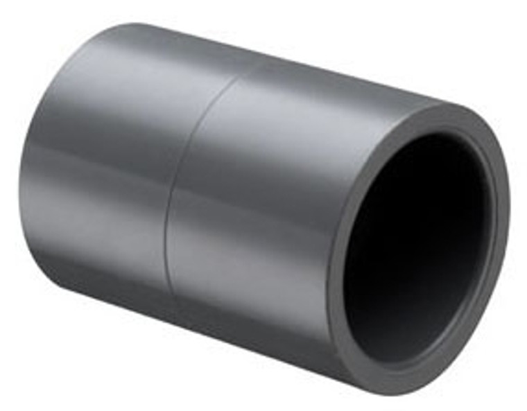 829-025 2-1/2" PVC SCHEDULE 80 SS COUPLING