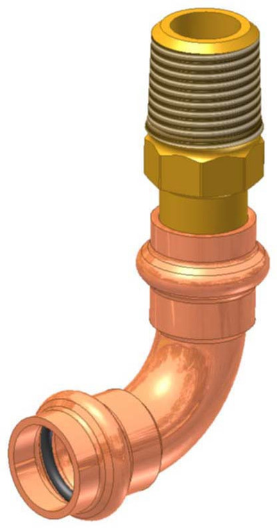 XPRESS 3/4" MIP PRESS 90 ELL