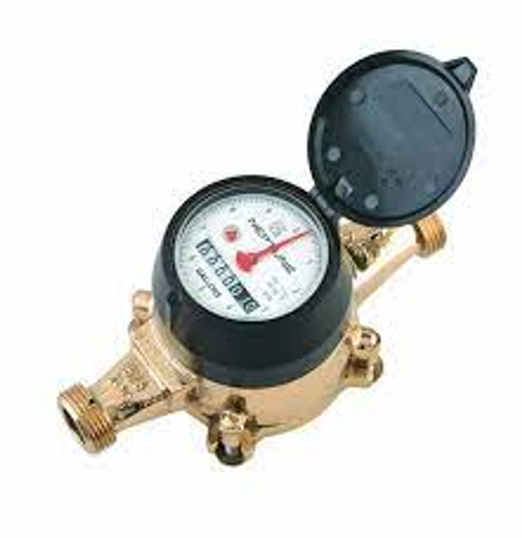 NEPTUNE T10-1 1-1/4" x 1" WATER METER CUBIC FEET