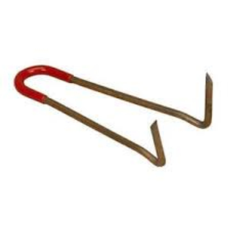 3/4" x 4" PLASTIC COATED 10 GAUGE WIRE HOOK