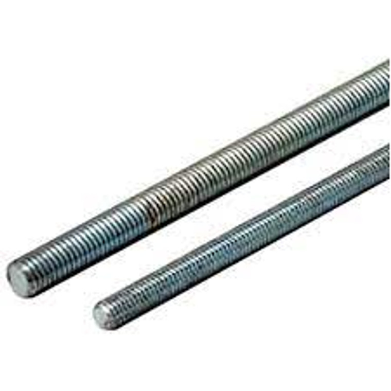 1/2" x 10' ZINC/GALVANIZED ALL THREAD ROD
