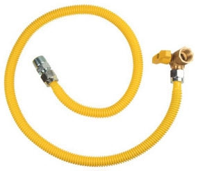 GAS FLEX 5/8 OD x 48^ w/ANGLE VALVE