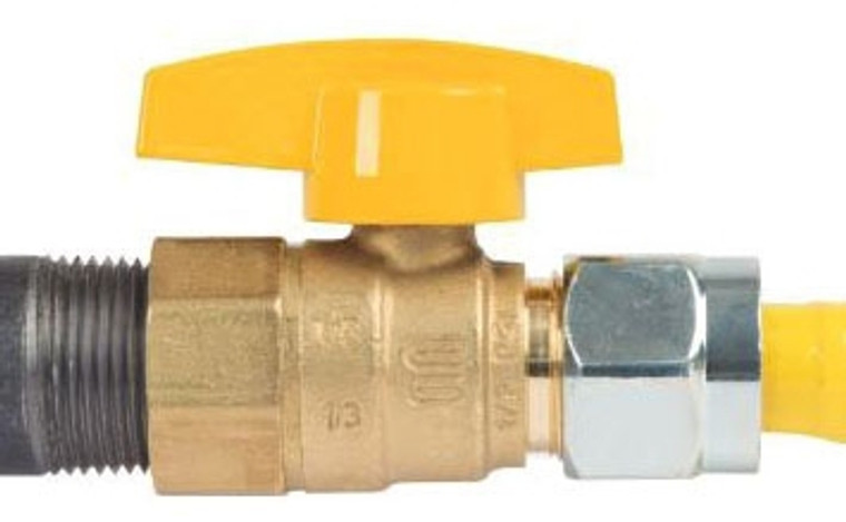 5/8 OD x 3/4 FIP STRAIGHT GAS VALVE