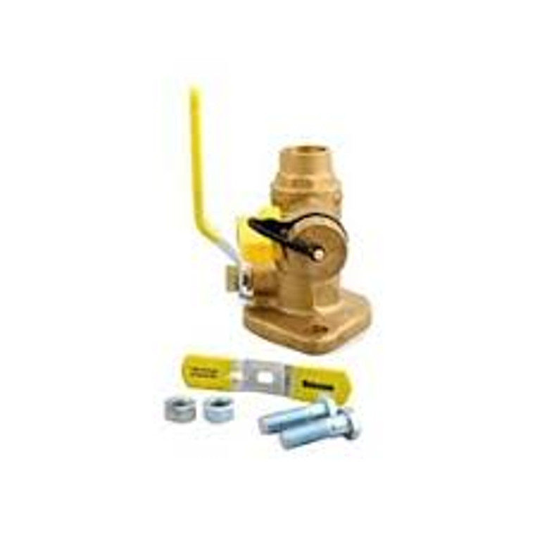 NIBCO H-50413 SWEAT ISOLATOR W/DRAIN FULL PORT BRASS BALL VALVE