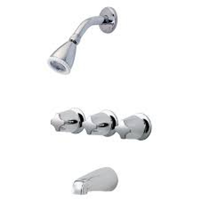 PFISTER LG01-3210 TUB and SHOWER w/BY-PASS & NIPPLES