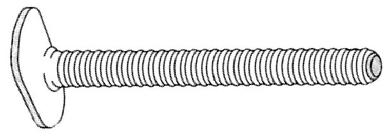 112 5/16 x 2-1/4 BRASS CLOSET BOLTS