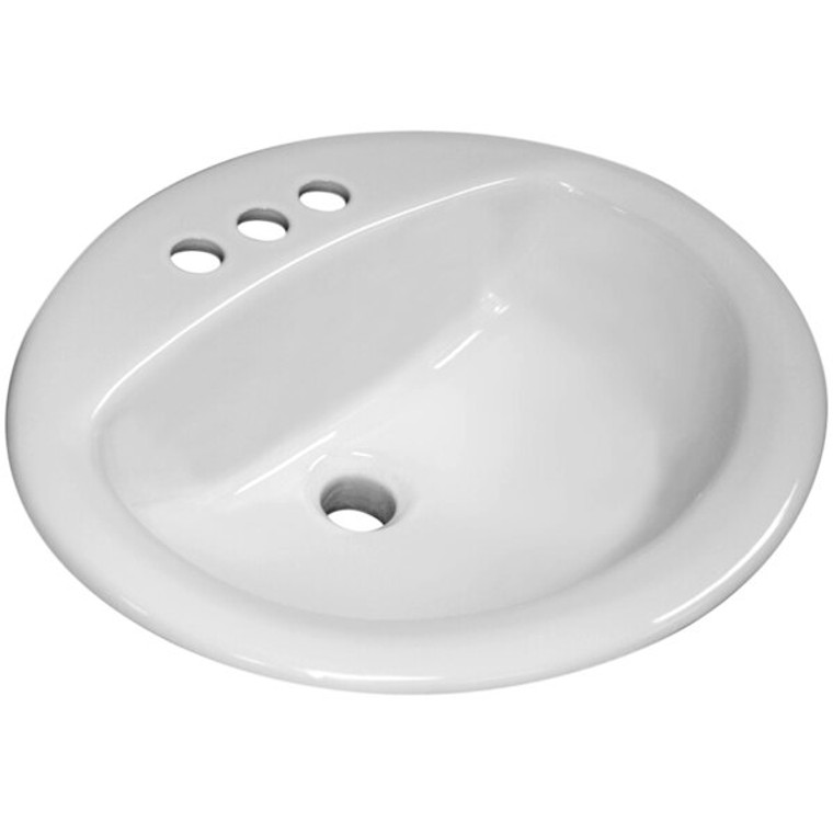 SLOAN 3873002 SS-3002 STANDARD DROP-IN SINK 4"CC