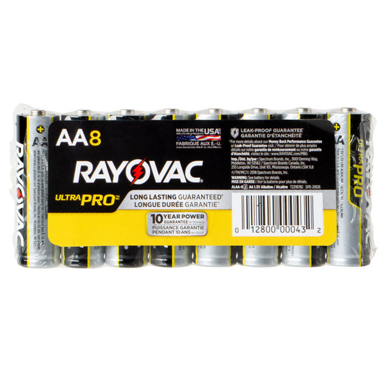 AL.AA INDUSTRIAL 8 pack BATTERIES