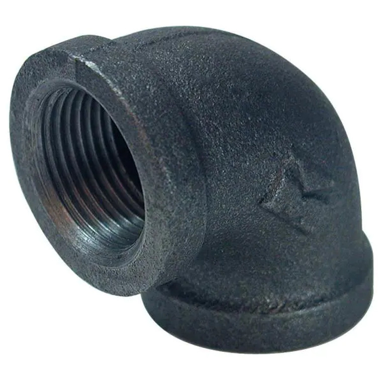 1/2" BLACK 90 ELL