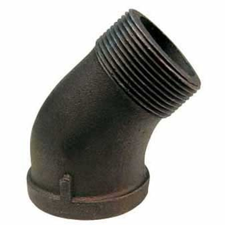 3/4" BLACK 45 STREET ELL