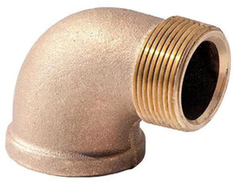 1-1/2" BRASS STREET 90 ELL