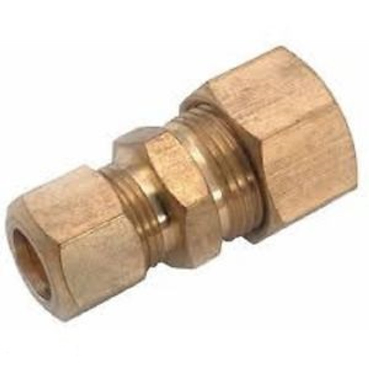 1-1/4" IPS 1-1/2" CTS BRASS COMPRESSION COUPLING