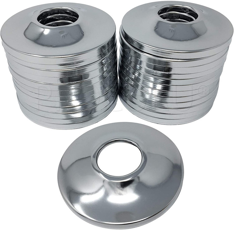 PF-11S 1-1/2" OD CHROME PLATED STEEL FLANGE