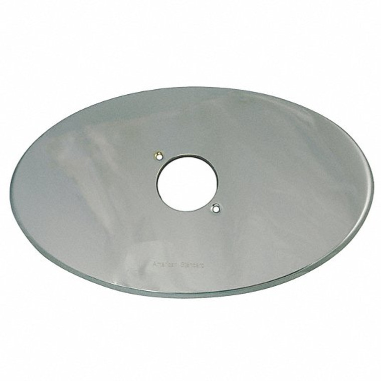 SMITTY #12-A OVAL 1 HOLE STAINLESS STEEL PLATE