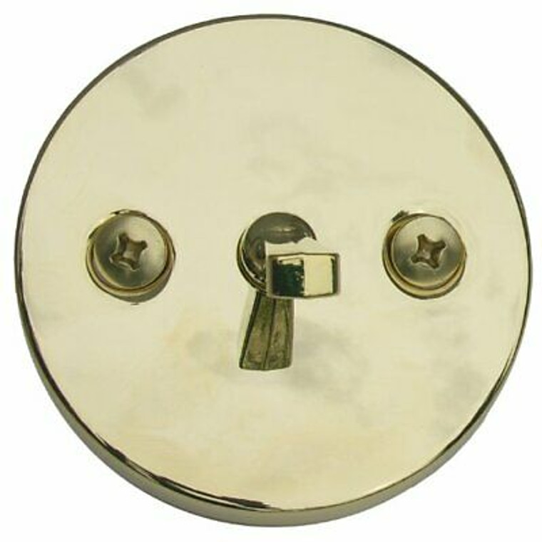 31593P TRIP LEVER PLATE POLISHED BRASS