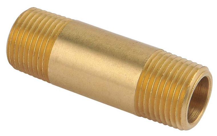 2 x 6-1/2 BRASS NIPPLE