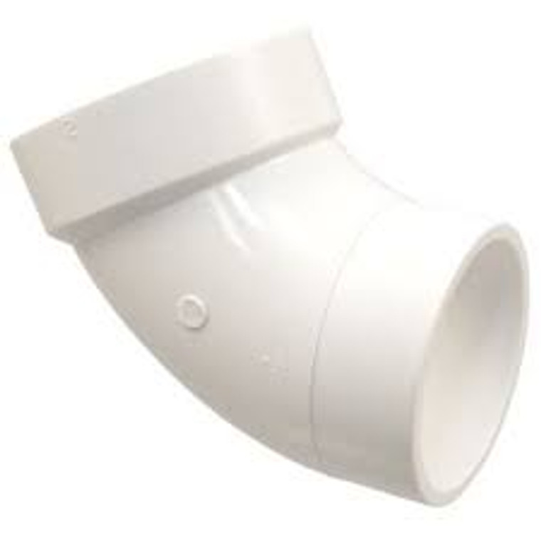 1-1/2" PVC/DWV 60-DEGREE STREET ELBOW