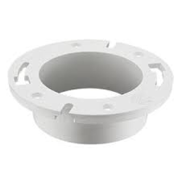 4" PVC/DWV  HUB CLOSET FLANGE