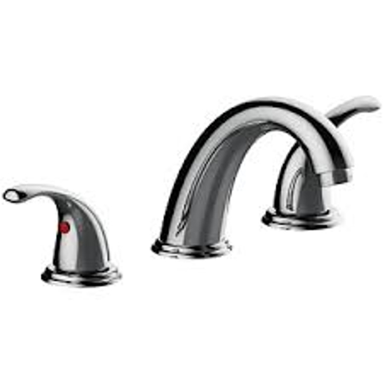 OMNIPRO OPL-480CF  2- HANDLE LAV FAUCET HIGH ARC  8" WIDESPREAD  WITH 50-50 POP UP CHROME