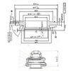 N.A 1.25 4-100X Microscope Abbe Condenser