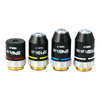 Semi-Plan Achromatic Microscope Objective Lens Set (Oil Spring) 4X 10X 40X 100X