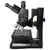 ESD Safe 20X-500X Metallurgical Microscope, Trinocular, Halogen Fiber Optic Illuminator + Polarizing Kit