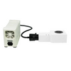 20W LED Vertical Episcopic Fiber Optic Illuminator Microscope Light Source Box Kit (White)