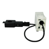20W LED Vertical Episcopic Fiber Optic Illuminator Microscope Light Source Box Kit (Black)