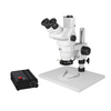 6.7-45X LED Light Post Stand Trinocular Zoom Stereo Microscope SZ02020232