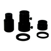 4 Pcs 10X Digital Camera Lens Adapter Kit for Microscopes (23.2mm to 30mm, 23.2mm to C-Mount, 33mm to 27mm, 33mm to 32mm)