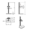 Microscope Track Stand, 39mm Coarse Focus Rack