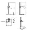 Microscope Track Stand, N Adapter Fine Focus Rack