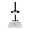 Microscope Track Stand, 83mm Fine Focus Rack, LED Bottom Light Base (Dimmable)