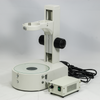 Diascopic Microscope Track Stand With Rotating Mirror, 76mm Coarse Focus Rack, Halogen Light Base
