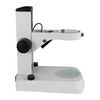 Microscope Track Stand, 76mm Coarse Focus Rack, 240mm Track Length, Top and Bottom LED Light (Dimmable)