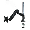 Pneumatic Monitor Arm, Post Clamp Stand