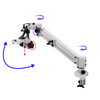 Surgical Microscope Pneumatic Arm Clamp Stand, 76mm Focus Rack