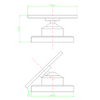 360° Adjustable Oblique Tilting Microscope Stage